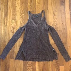 American Eagle Cold Shoulder Sweater